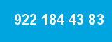 922 184 43 83 922 184 43 83